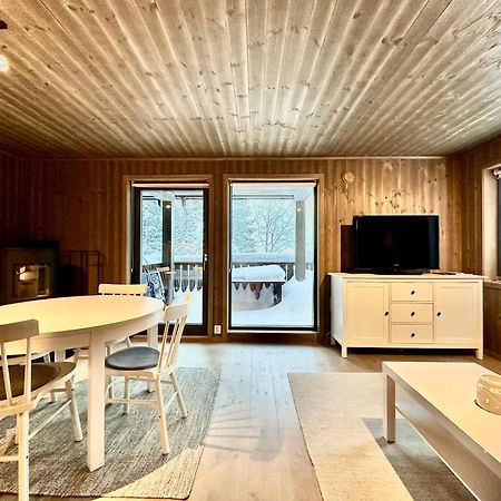 Modern Ski-In Out Apartment At Sjusjoen Kültér fotó