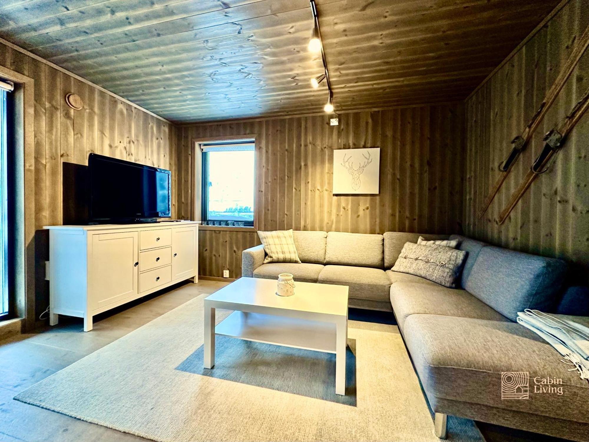 Modern Ski-In Out Apartment At Sjusjoen Kültér fotó