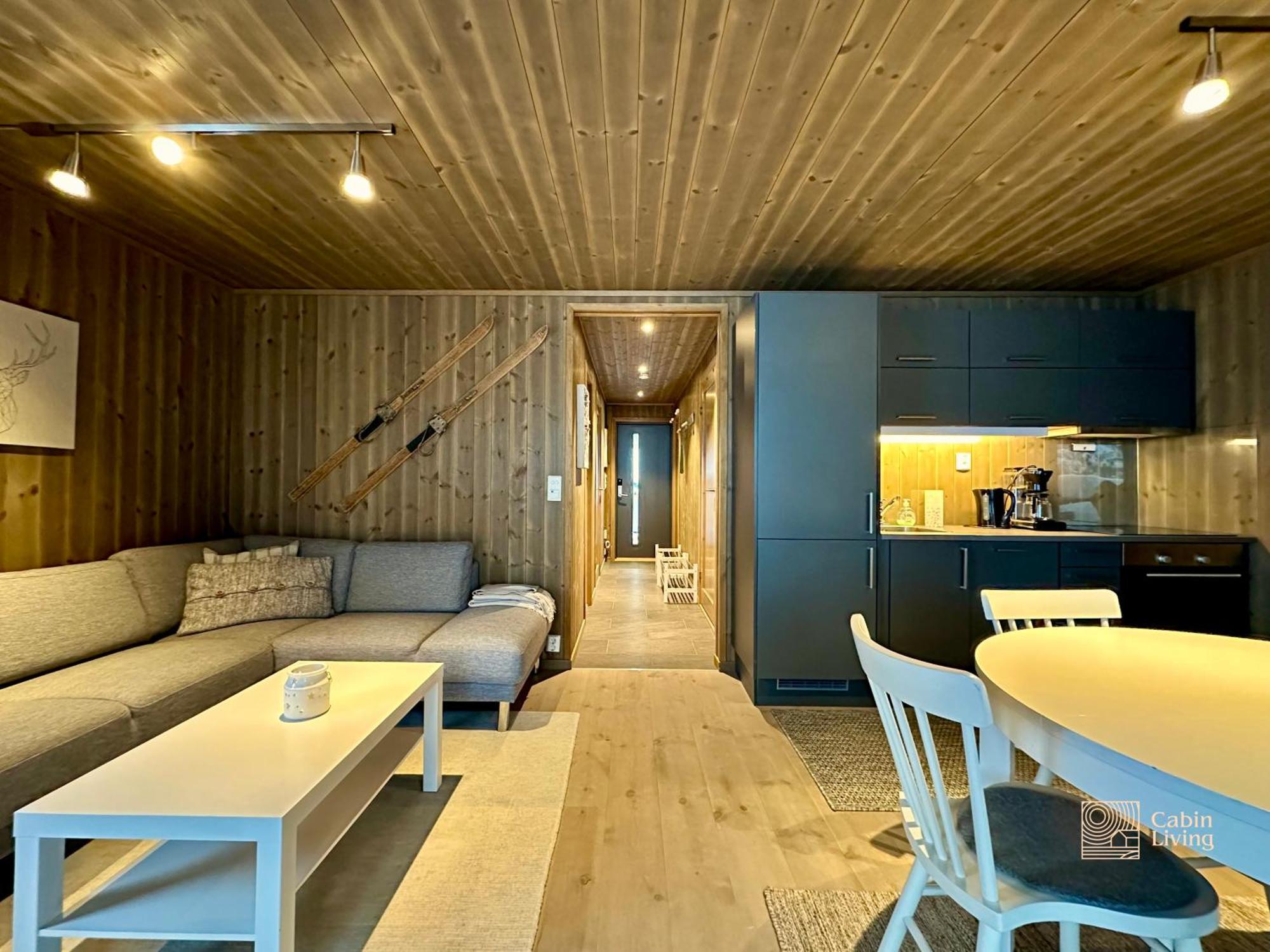 Modern Ski-In Out Apartment At Sjusjoen Kültér fotó