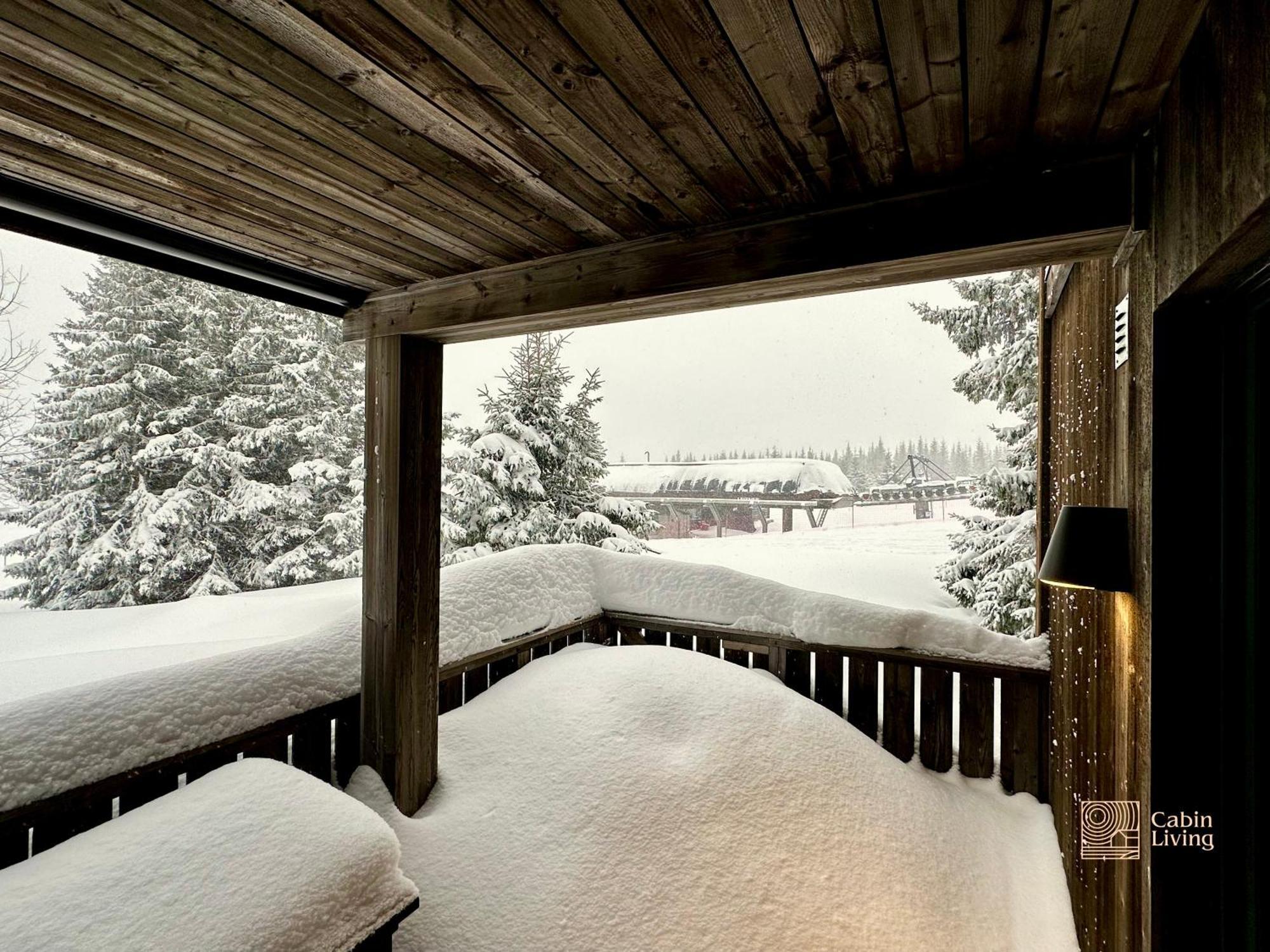 Modern Ski-In Out Apartment At Sjusjoen Kültér fotó